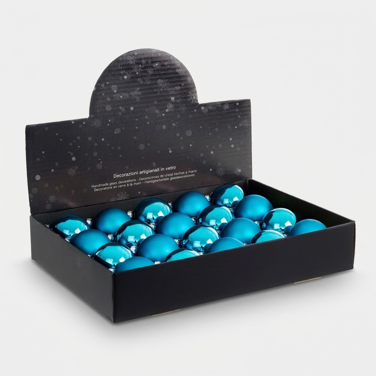 Set de 20 esferas navideñas decorativas de cristal Sfera