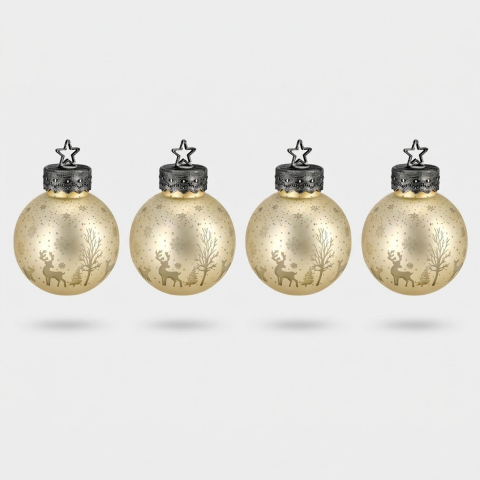 Boule de Noël en verre Tomte