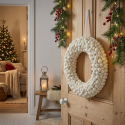 Dekorativer Weihnachtskranz aus Stoff Chester