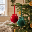 Boule décorative de Noël en polyéthylène 20 cm Serendipity