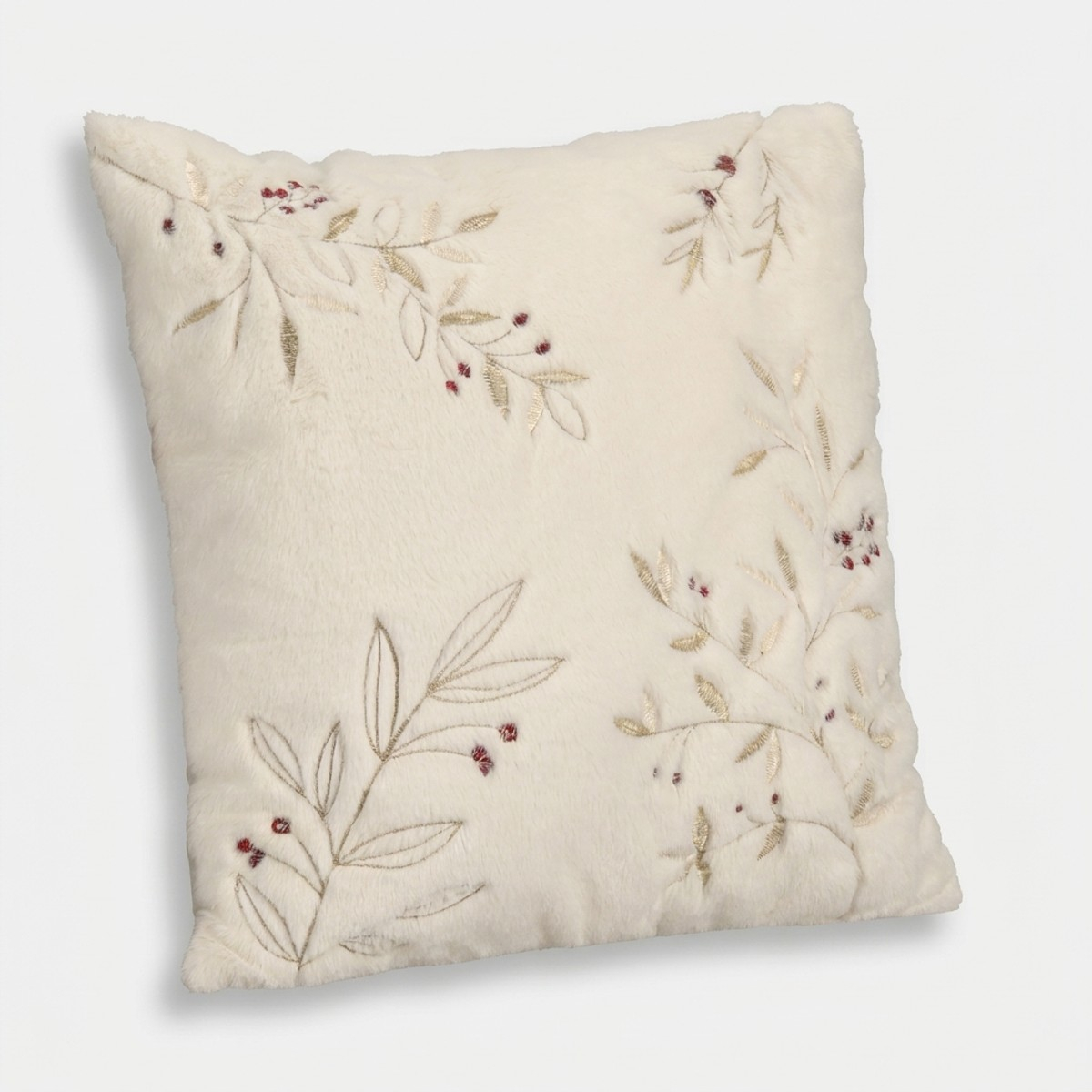 Coussin décoratif avec motif feuilles 45x45 cm Winterberg
