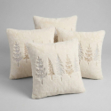 Set 4 cuscini decorativi sfoderabili 45x45 cm Vallnord