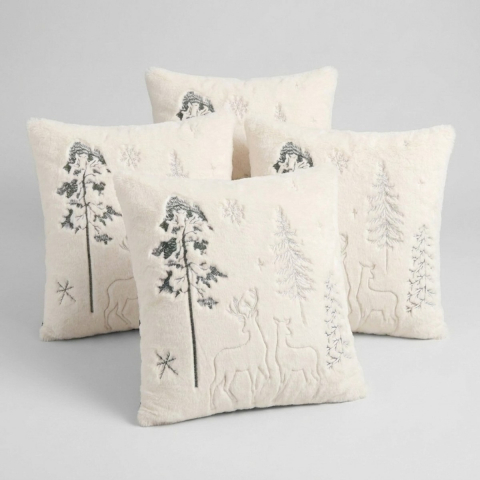 Set 4 cuscini decorativi...