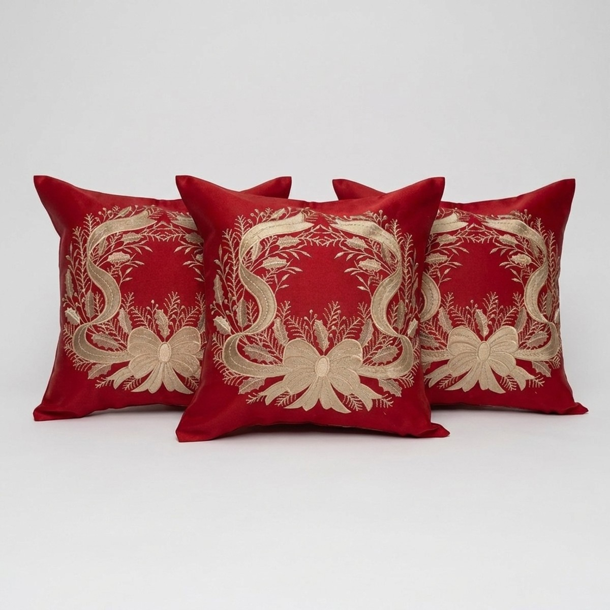Set 3 cuscini d'arredo 45x45 cm sfoderabili Davis