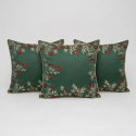 Lot de 3 coussins déco déhoussables 45x45 cm Williams