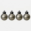 Boule de Noël décorative en verre avec LED Tomte