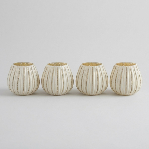 4er Set Glaskerzenhalter...