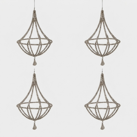 Décoration de Noël en verre...