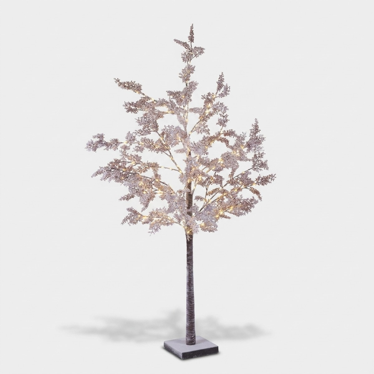 Árbol luminoso decorativo para interior con 150 microled Sleek