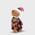 Statua decorativa orso in piedi con gonna Tyler