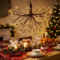 Sfera luminosa decorativa a sospensione in metallo Classic