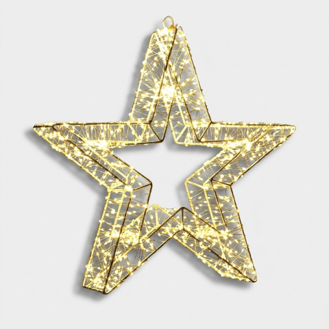 Étoile lumineuse 3D...