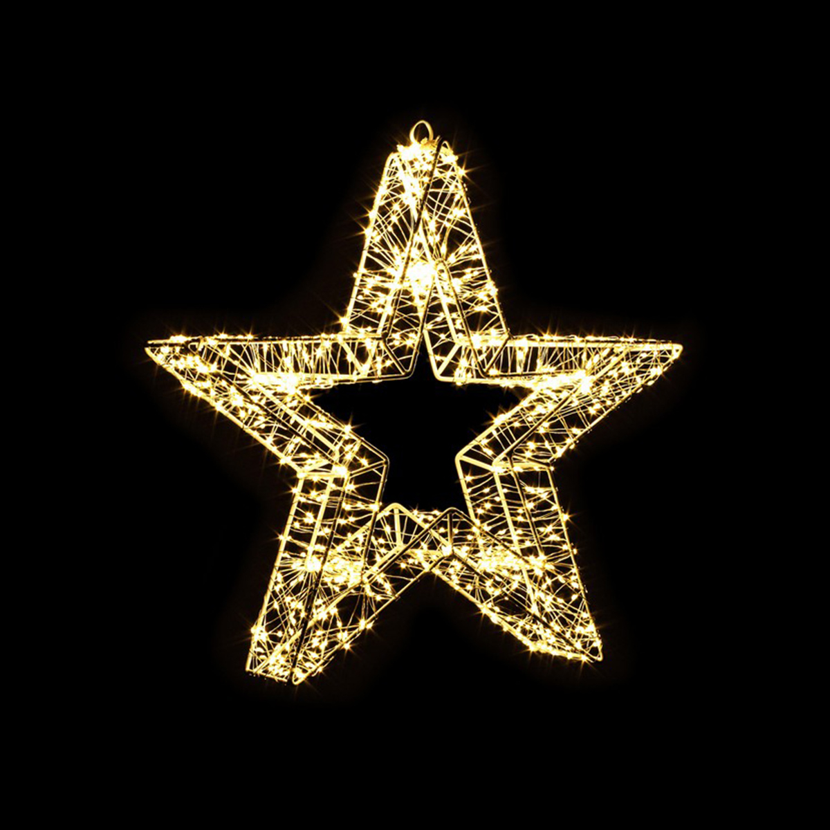 Decorazione natalizia luminosa stella 3D 960 microled Star