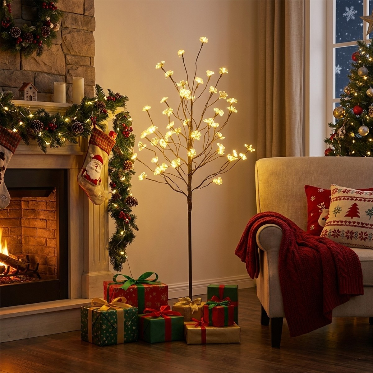 Albero luminoso decorativo 1200 microled h 150 cm Artificio
