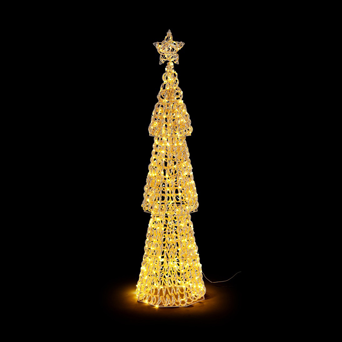Árbol decorativo luminoso 500 MicroLED con temporizador Zoe