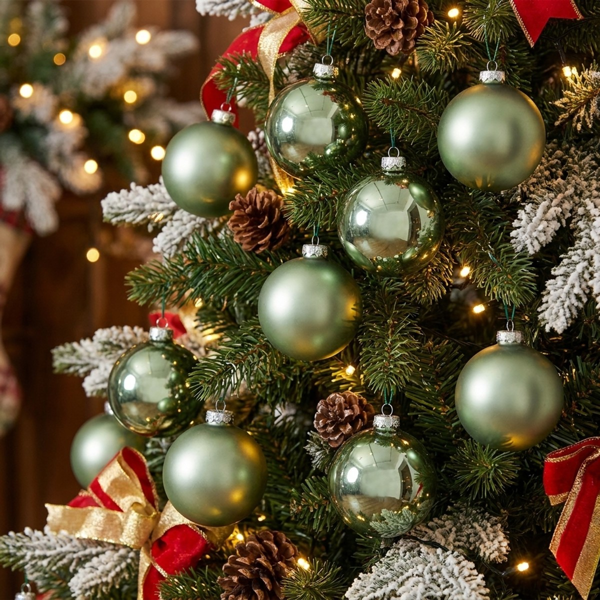 Lot de 12 boules de Noël en verre pour sapin Sfera