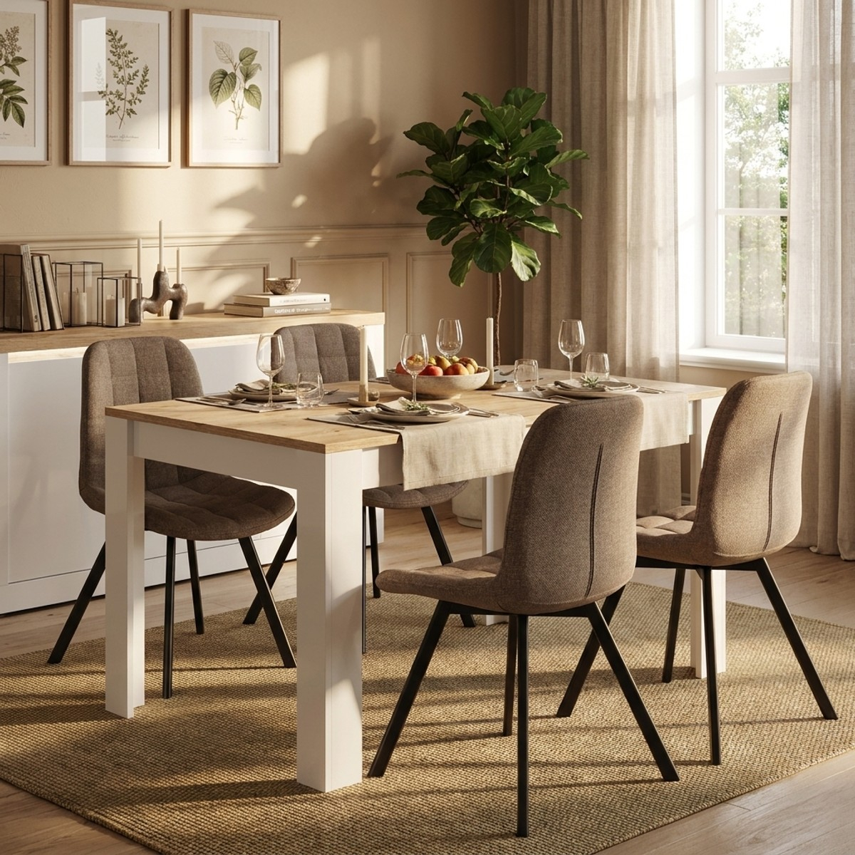 Tavolo da pranzo allungabile 140-188x90 Firenze