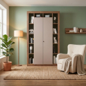 2-türiger Kleiderschrank Rimini für das Schlafzimmer
