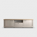 Mobile TV 3 ante per soggiorno 211x58x44 cm Country