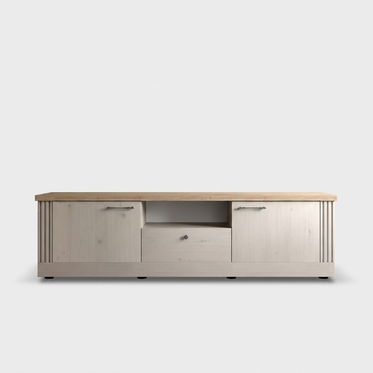 TV-Lowboard Country mit 3 Türen für das Wohnzimmer 211x58x44 cm