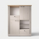 Mobile contenitore 2 ante 2 cassetti da interno Country