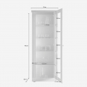Wohnvitrine Country mit 1 Tür fürs Wohnzimmer
