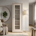Wohnvitrine Country mit 1 Tür fürs Wohnzimmer