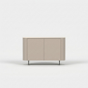 Sideboard Ortisei mit 2 Türen und Metallfüßen für das Wohnzimmer