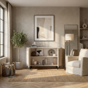 Modernes platzsparendes Sideboard mit 2 Türen für das Wohnzimmer Lido