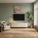 TV-Lowboard für das Wohnzimmer mit 3 Türen und Ablage, 180 cm, Lido