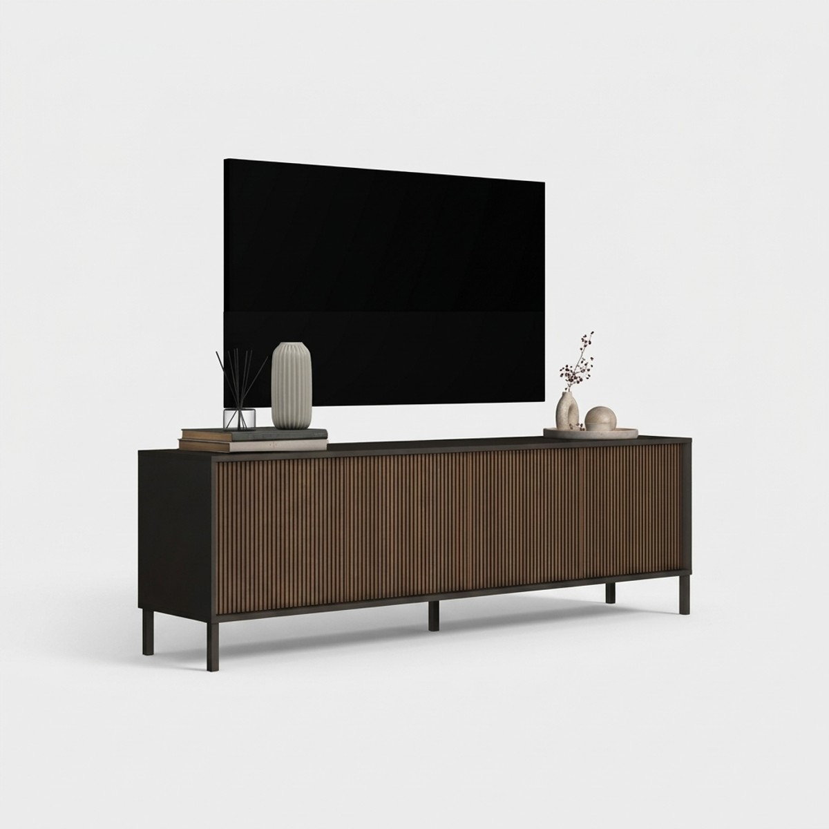 TV-Lowboard Cortina mit 4 Türen für das Wohnzimmer