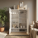 Vitrina de salón Venus con 2 puertas de cristal