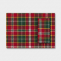 Set tovaglietta all'americana con tovagliolo in cotone Tartan linen