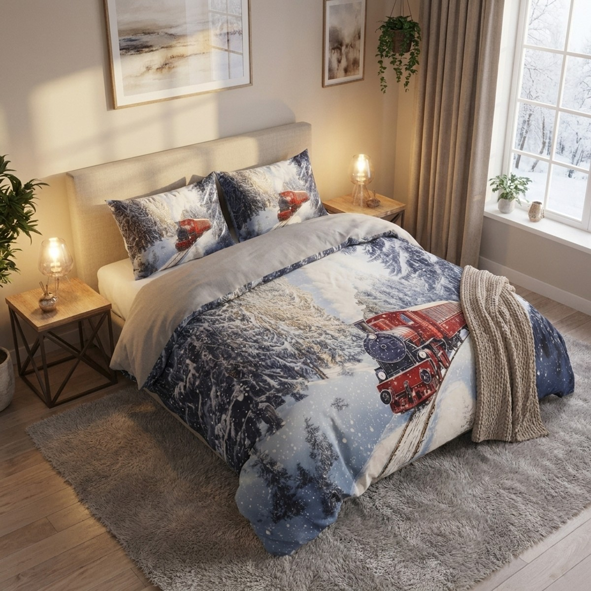 Doppelbett Bettwäsche-Set aus Polyester Wish