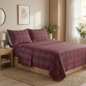 Doppelbett Bettwäsche Set aus reiner Baumwolle Honey