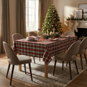 Tovaglia rettangolare in cotone e lurex 240 x 140 Natalina