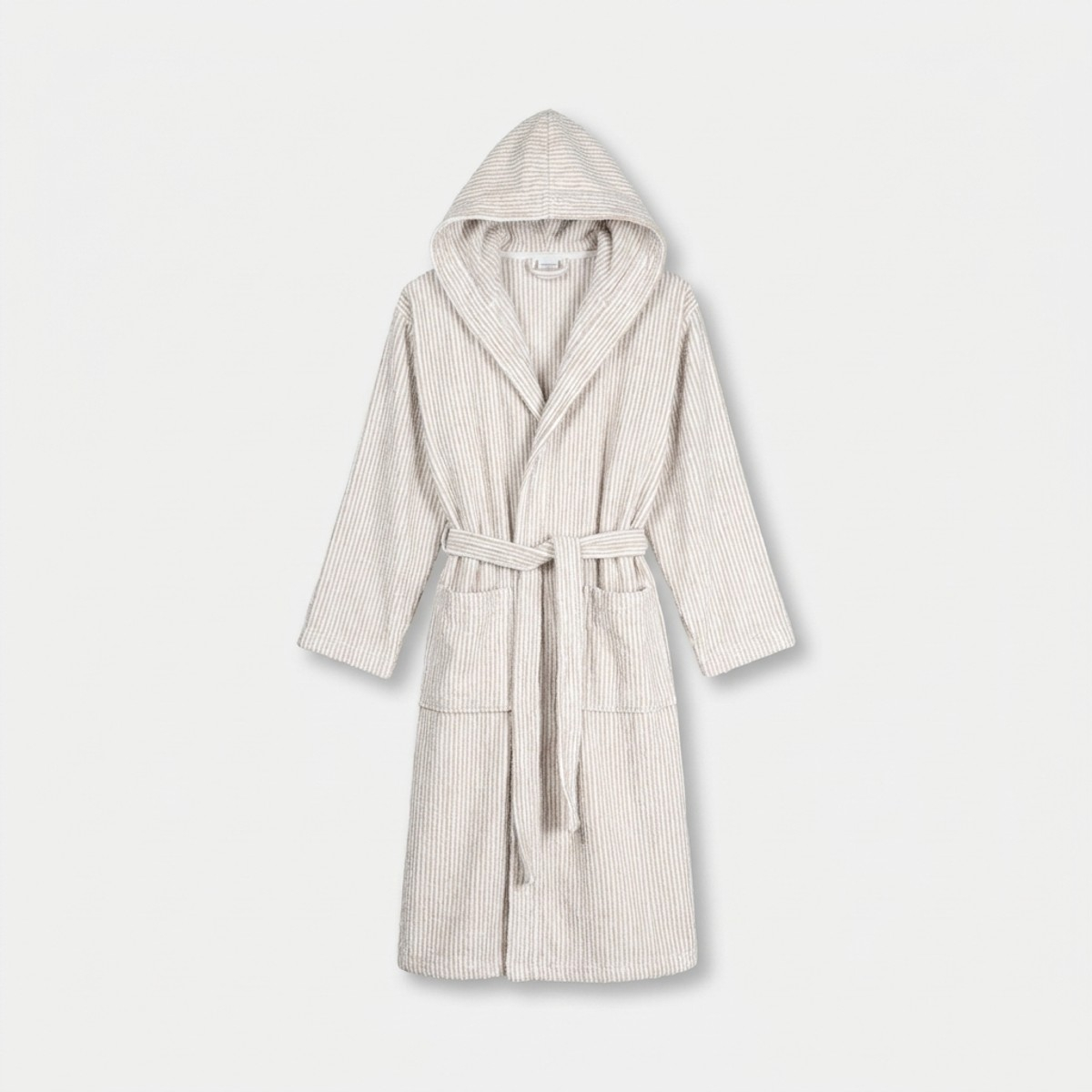 Accappatoio unisex in spugna di cotone con cappuccio Zoe