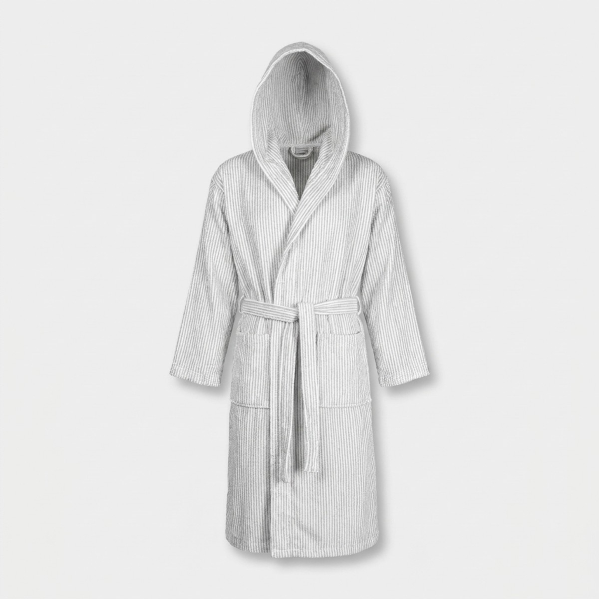 Accappatoio unisex in spugna di cotone con cappuccio Zoe
