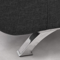 Divano letto in microfibra 2 posti design moderno Centenario 