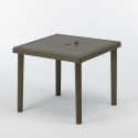 Table bar café jardin terrasse extérieur Polyrotin 90x90 Grand Soleil Boheme Modèle
