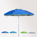 Ombrellone mare spiaggia 240 cm alluminio antivento protezione uv Roma Saldi