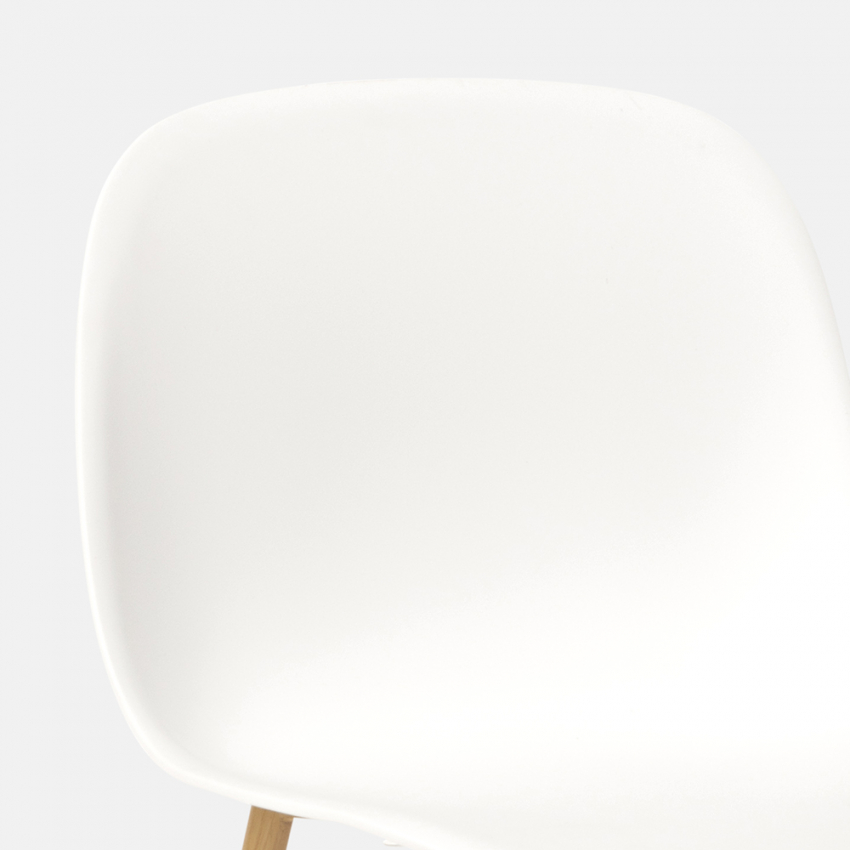 Sillas de diseño escandinavo para cocina comedor restaurante Sleek 