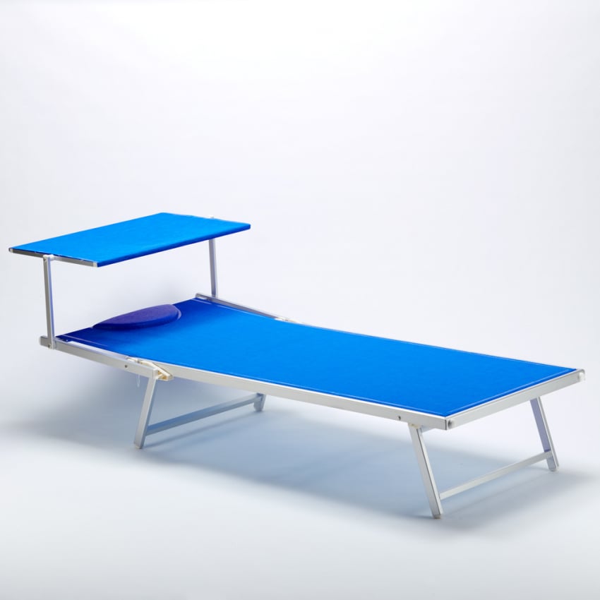 Transat de plage professionnel en aluminium Grande Italia XL 