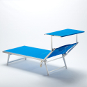 Lettino spiaggia mare in alluminio Grande Italia XL professionale 
