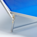 Transat de plage professionnel en aluminium Grande Italia XL 