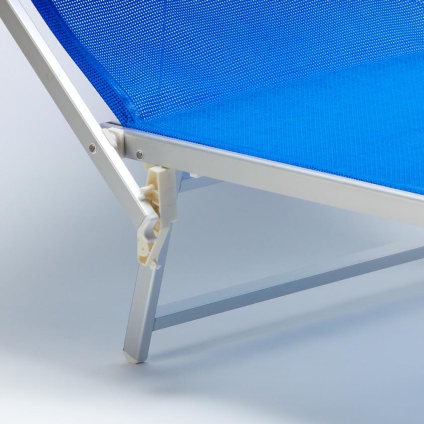 Transat de plage professionnel en aluminium Grande Italia XL 