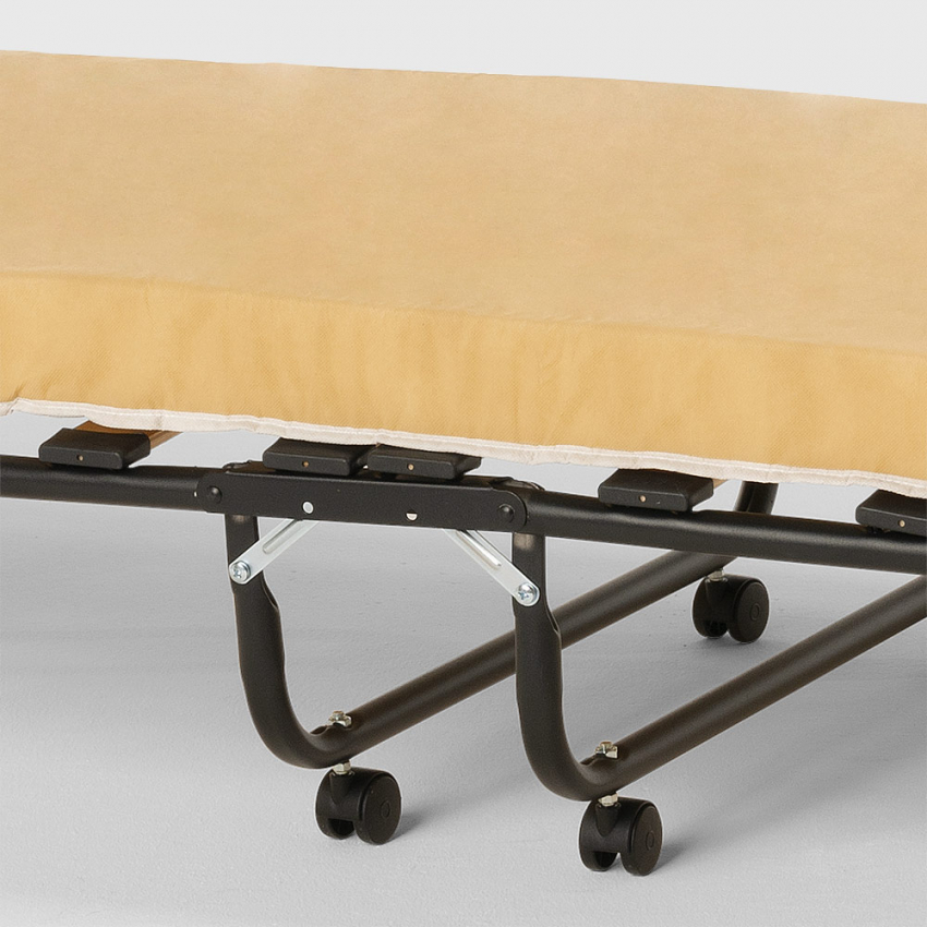 Klappbett mit Radmatratze und Lamellen 80x180 Ares 