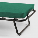 Cama plegable con ruedas, colchón y somier 80x180 Ares Medidas