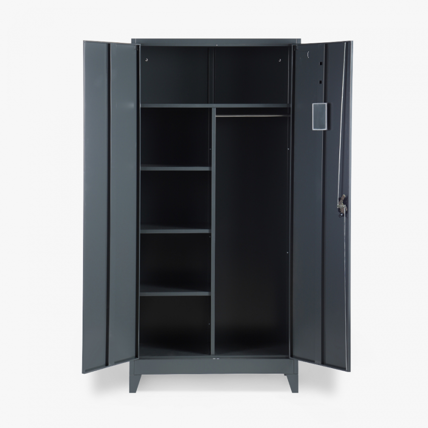 Armoire De Bureau Métal Verrouillable 4 Tiroirs - 31,5x35x29,8 Cm, Avec 2 Clés, Pour Documents, Outils, Fournitures