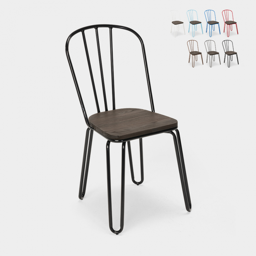 sedie industrial acciaio per bar e cucina design ferrum Catalogo